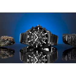 Giewont Men's Chronograph Watch Sapphire / black