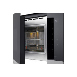 LG MG7Z2593D mikrobangų krosnelė Juoda, Nerūdijančiojo plieno Mikrobangų krosnelė su kepsninės funkcija Įmontuoti 25 L 900 W