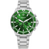 Giewont Chronograph Sapphire Men’s Watch / silver-green