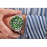 Giewont Chronograph Sapphire Men’s Watch / silver-green