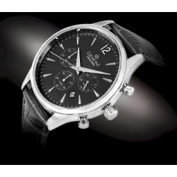 Giewont Chronograph Sapphire Men’s Watch / black/silver