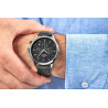 Giewont Chronograph Sapphire Men’s Watch / black/silver