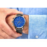 Giewont Men’s Chronograph Sapphire Watch GW6310-A3 / black-blue