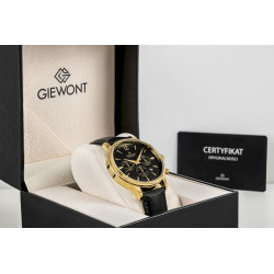 Giewont Chronograph Sapphire Men’s Watch / black-gold