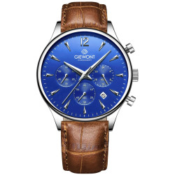 Giewont Chronograph Sapphire Men’s Watch GW6310-A5 / brown-blue