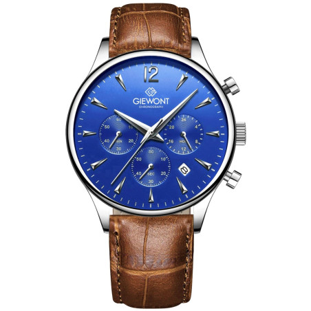 Giewont Chronograph Sapphire Men’s Watch GW6310-A5 / brown-blue