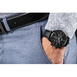Giewont Men's Chronograph Watch Sapphire GW6310-A1 / black