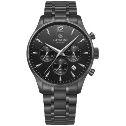 Giewont Men's Chronograph Sapphire Watch GW6310-B1 / black