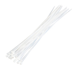 LogiLink KAB0040 kabelių tvirtinimo dirželis Nailonas Permatomas 100 vnt