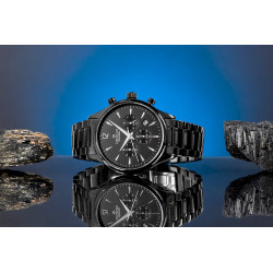 Giewont Men's Chronograph Sapphire Watch GW6310-B1 / black