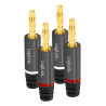 LogiLink CA1212 laido jungtis Banana Pilka