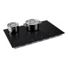 LG CBIZ3035B Black Built-in 80 cm Zone induction hob 4 zone(s)