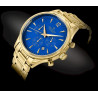 Giewont Men’s Chronograph Sapphire Watch / gold/blue