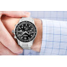 Giewont Men's Chronograph Sapphire Watch GW3520-B2 / silver black