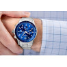 Giewont Men's Chronograph Sapphire Watch / silver/blue