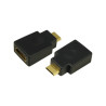 LogiLink AH0009 kabelių lizdinio / kištukinio jungčių tipo keitiklis HDMI C HDMI A Juoda