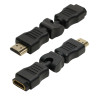 LogiLink AH0012 kabelių lizdinio / kištukinio jungčių tipo keitiklis HDMI Juoda