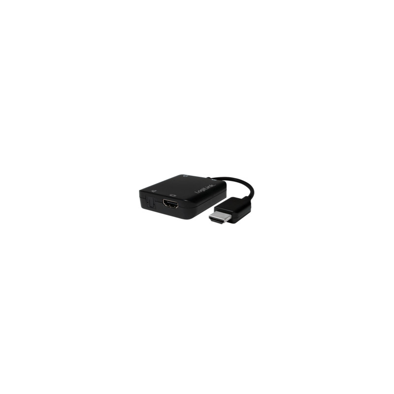 LogiLink CV0106 vaizdo kabelio adapteris 1,42 m Juoda