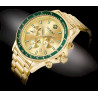 Giewont Chronograph Sapphire Men's Watch / gold green