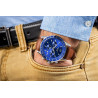 Giewont Chronograph Sapphire Men’s Watch / brown-blue