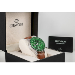 Giewont Chronograph Sapphire Men’s Watch GW3520-A6 / brown-green