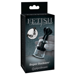 Pipedream FFSLE Super Suckers Intense Suction Nipple Cups 10 cm Black