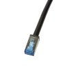 LogiLink CQ7073S tinklo kabelis Juoda 5 m Cat6a S/FTP (S-STP)