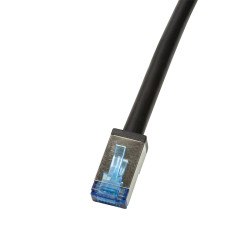 LogiLink CQ7133S tinklo kabelis Juoda 40 m Cat6a S/FTP (S-STP)