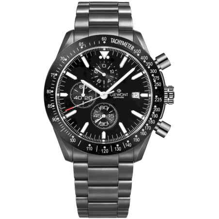 Giewont Chronograph Sapphire Men’s Watch / black