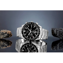 Giewont Men's Watch Chronograph Sapphire / silver/black