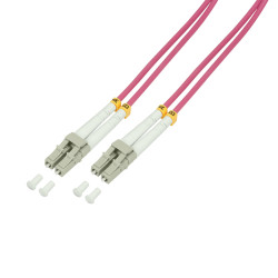 LogiLink 10m, LC - LC „InfiniBand“ arba pluoštinis optinis kabelis Violetinė