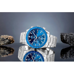 Giewont Chronograph Sapphire Men's Watch GW8720-B3 / silver-blue