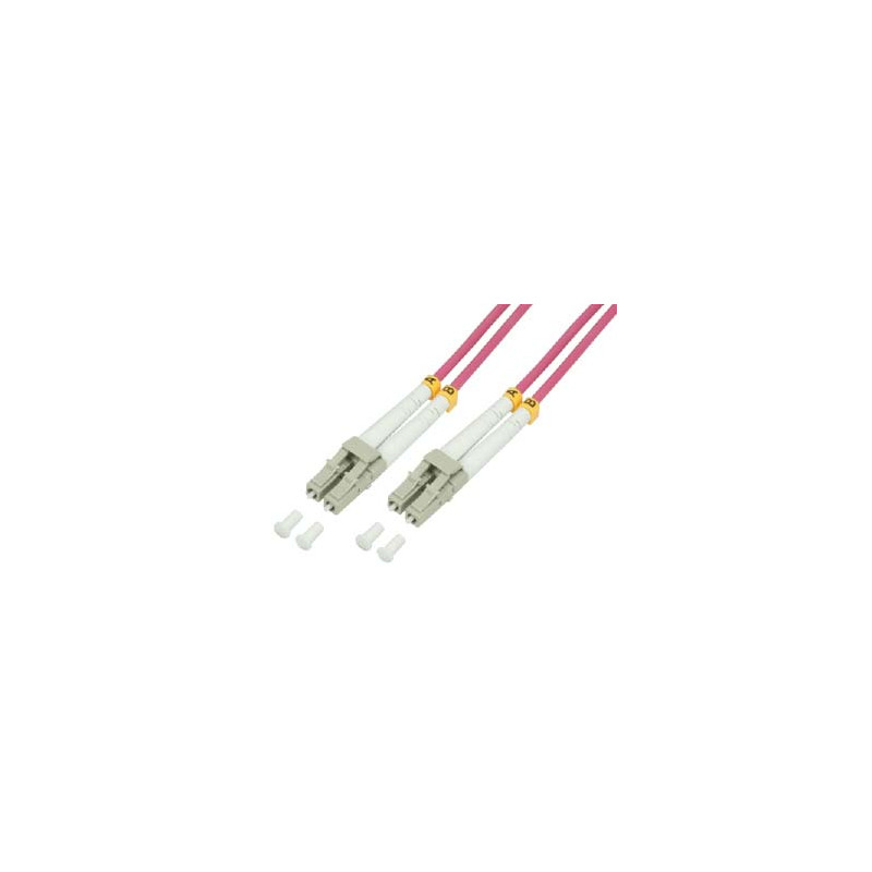 LogiLink FP4LC11 „InfiniBand“ arba pluoštinis optinis kabelis 100 m Rožinė