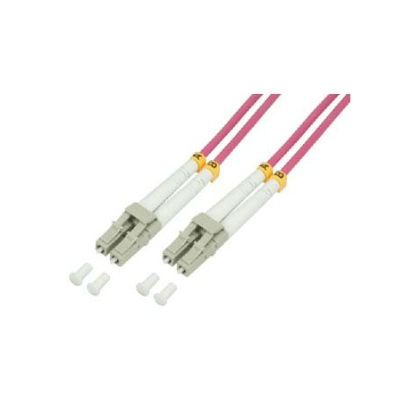 LogiLink FP4LC11 „InfiniBand“ arba pluoštinis optinis kabelis 100 m Rožinė