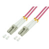 LogiLink FP4LC11 „InfiniBand“ arba pluoštinis optinis kabelis 100 m Rožinė