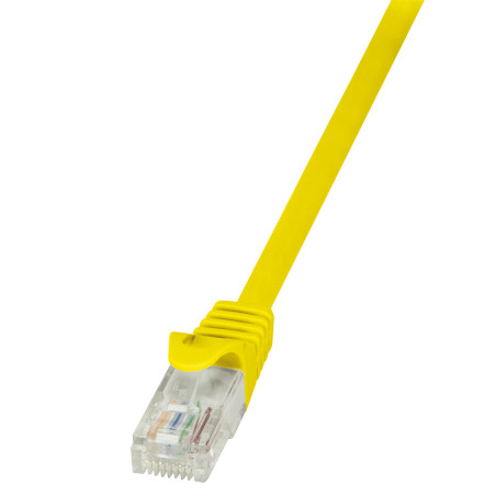 LogiLink 0.5m Cat.6 U/UTP tinklo kabelis Geltona 0,5 m Cat6 U/UTP (UTP)