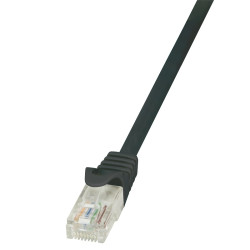 LogiLink 2m Cat.6 U/UTP RJ45 tinklo kabelis Juoda Cat6 U/UTP (UTP)