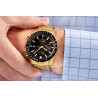 Giewont Chronograph Sapphire Men's Watch / gold/black