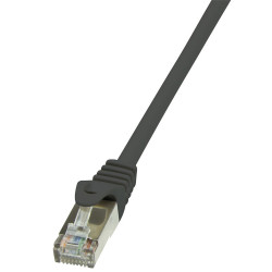 LogiLink Cat.6 U/UTP, 7.5m tinklo kabelis Juoda 7,5 m Cat6 U/FTP (STP)