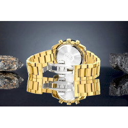 Giewont Chronograph Sapphire Men's Watch / gold/black