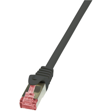 LogiLink Cat.6 S/FTP, 2m tinklo kabelis Juoda Cat6 S/FTP (S-STP)