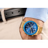Giewont Chronograph Sapphire Men's Watch / gold-blue