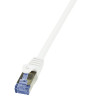 LogiLink 0.25m Cat.6A 10G S/FTP tinklo kabelis Balta 0,25 m Cat6a S/FTP (S-STP)