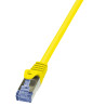 LogiLink 0.25m Cat.6A 10G S/FTP tinklo kabelis Geltona 0,25 m Cat6a S/FTP (S-STP)