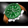 Giewont Chronograph Sapphire Men's Watch GW8720-A3 / brown-green