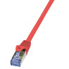 LogiLink 1m Cat.6A 10G S/FTP tinklo kabelis Oranžinė Cat6a S/FTP (S-STP)