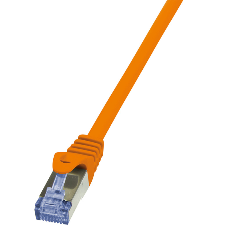 LogiLink 1.5m Cat.6A 10G S/FTP tinklo kabelis Oranžinė 1,5 m Cat6a S/FTP (S-STP)