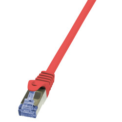 LogiLink 7.5m Cat.6A 10G S/FTP tinklo kabelis Raudona 7,5 m Cat6a S/FTP (S-STP)