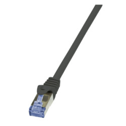 LogiLink 1m Cat7 S/FTP tinklo kabelis Juoda S/FTP (S-STP)