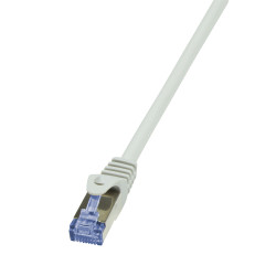 LogiLink PrimeLine Cat.7 S/FTP 0.5m tinklo kabelis Pilka 0,5 m Cat7 S/FTP (S-STP)